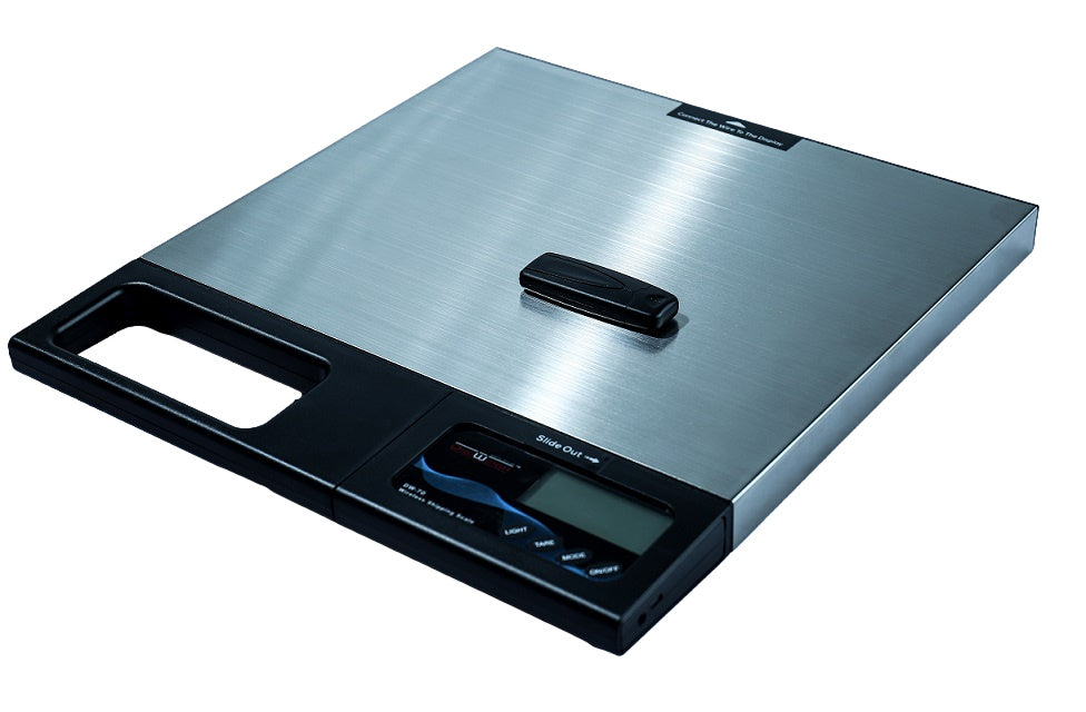 Sealer Sales DW-70 Digital Wireless Shipping Scale, Compact Bench Format