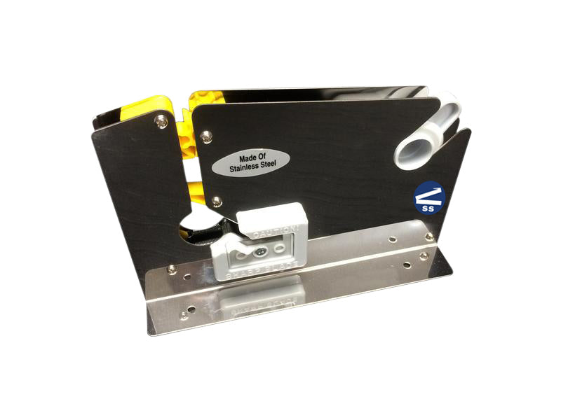 Sealer Sales SL-606STK Stainless Steel Bag Tape Sealer, 3/8" Throat with Built-In Cutter