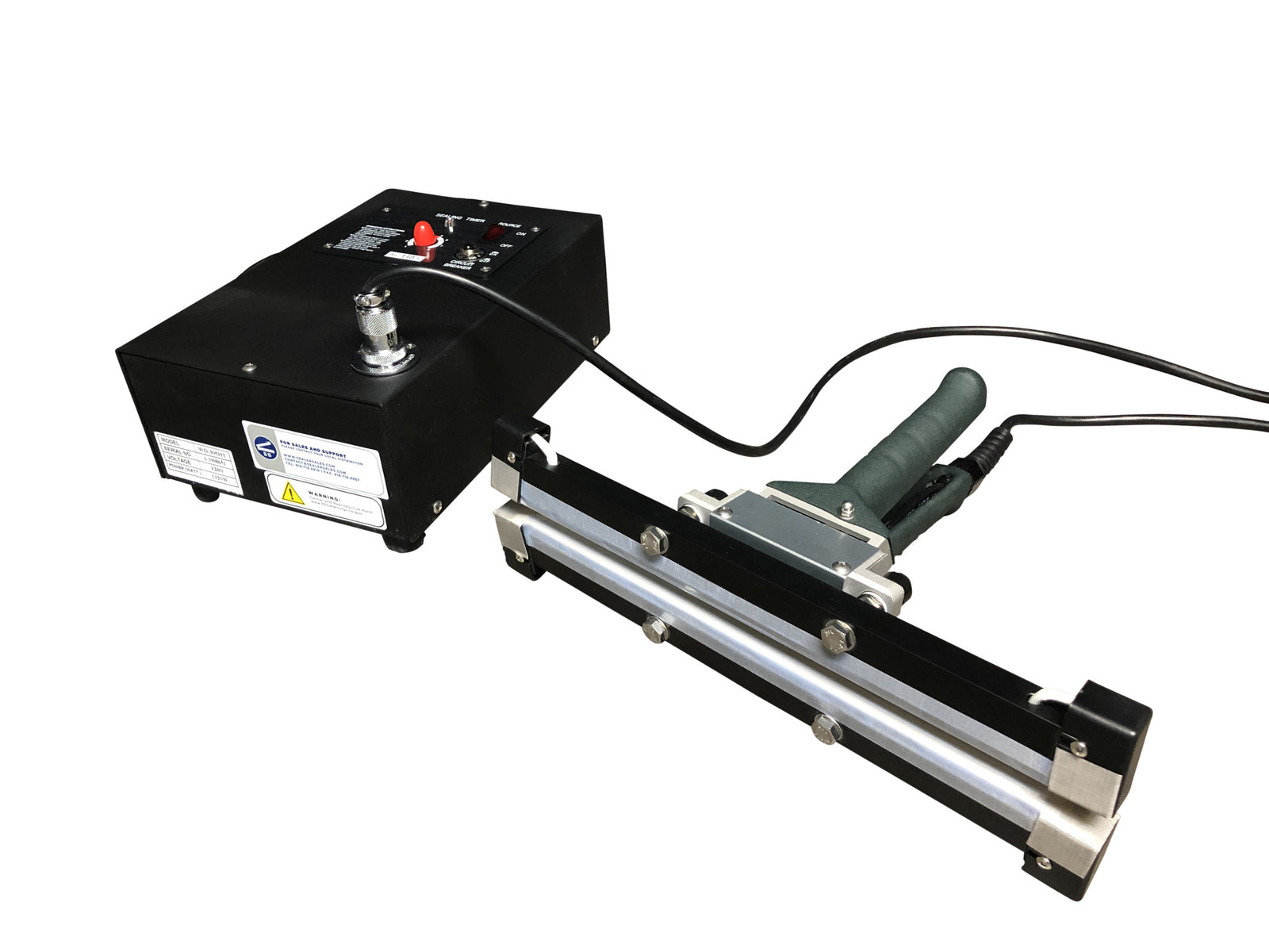 Sealer Sales WD-305HT Heavy Duty Portable Double Impulse Sealer, 12" Seal Length x 5mm Seal Width