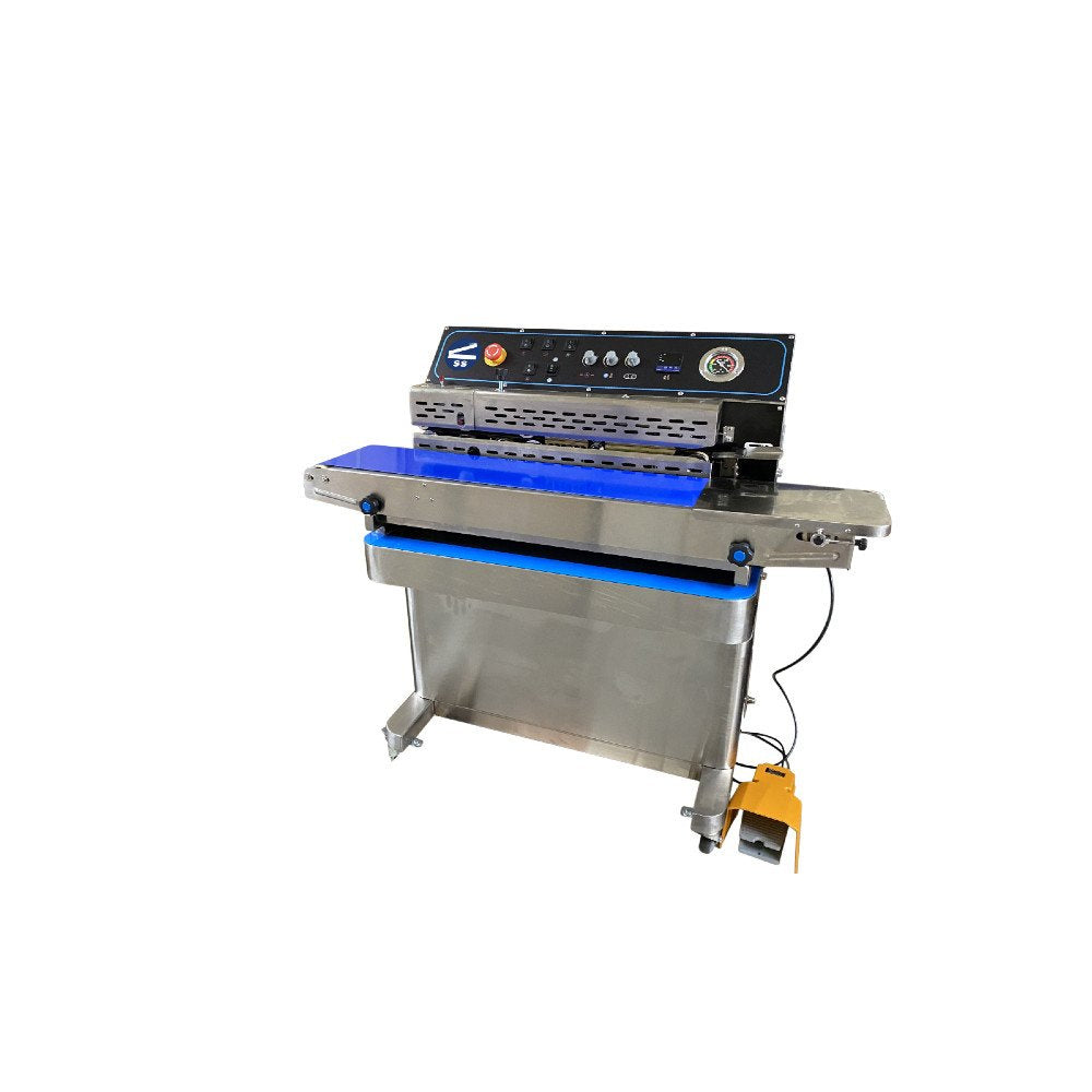 Sealer Sales HR-MV980ZQ Horizontal Band Sealer with Dry Ink Coding, Vacuum, and Gas Flush, 10mm Seal Width, Right Feed