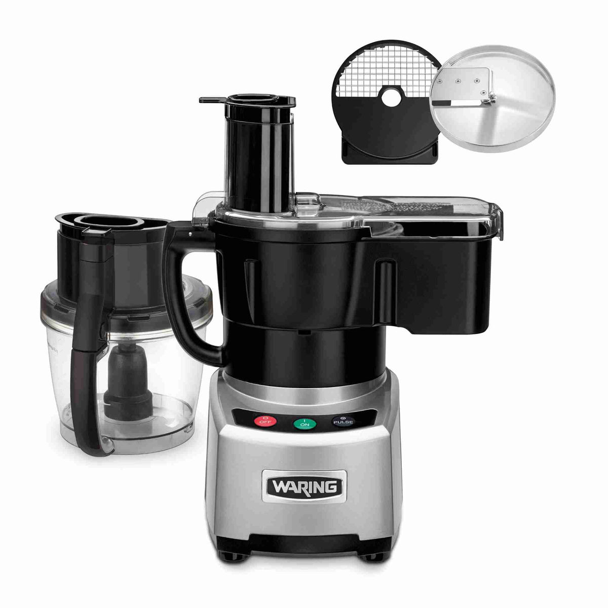 Waring WFP16SCD 4-Quart Commercial Food Processor with Continuous Feed and Dicing, 2 HP, 120V