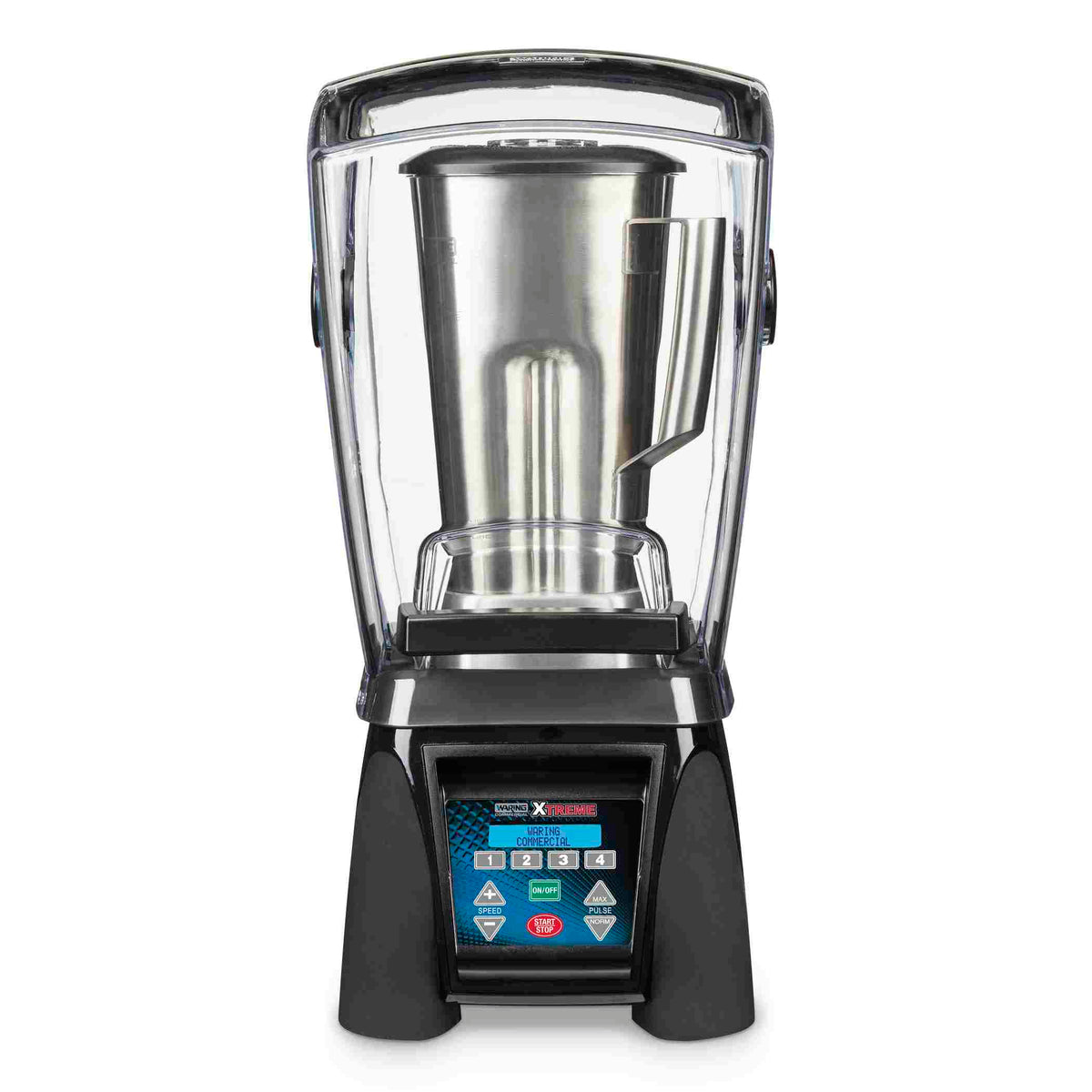 Waring MX1500XTS 3.5 HP Blender w/ LCD Display, Programmable, 64 oz. Stainless Steel Container & Sound Enclosure