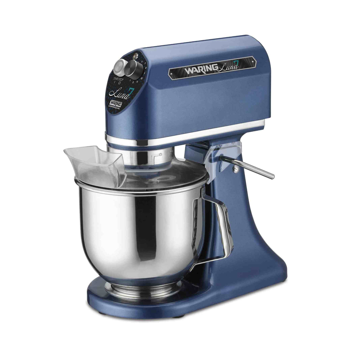 Waring WSM7L Luna 7 7-Quart Commercial Planetary Mixer with 11 Speeds and Variable Speed Control, 1/2 HP, 120V
