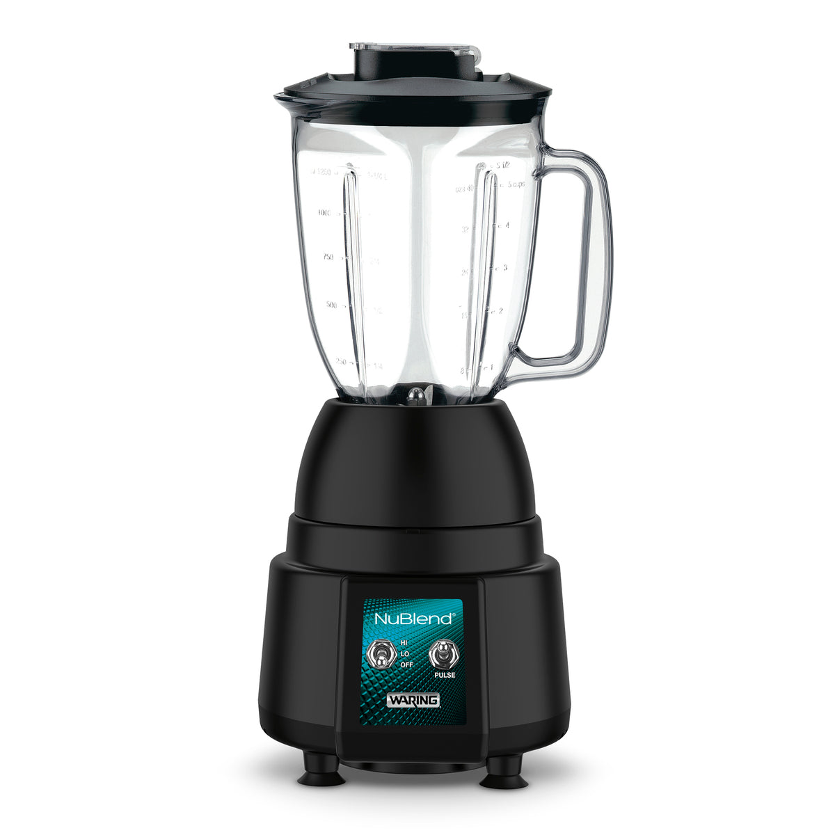 Waring BB165 NuBlend 1 HP 44 oz Commercial Bar Blender with 2-Speed and Pulse, 120V