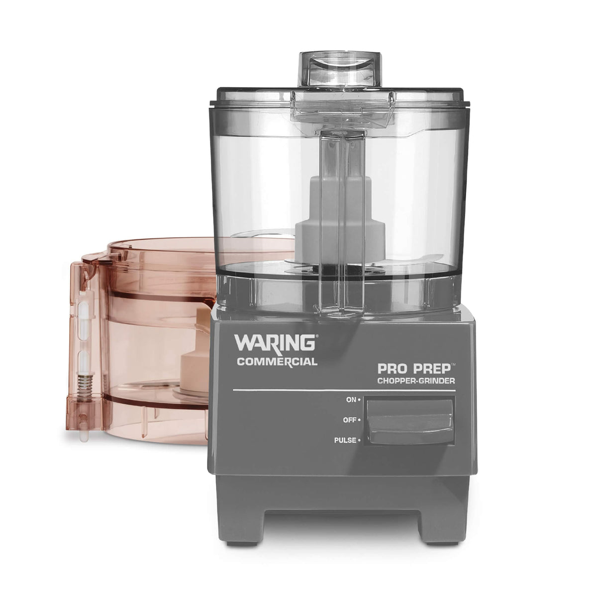 Waring WCG75 Pro Prep Chopper-Grinder with Two Bowl Assemblies, 3/4 HP Induction Motor, 120V