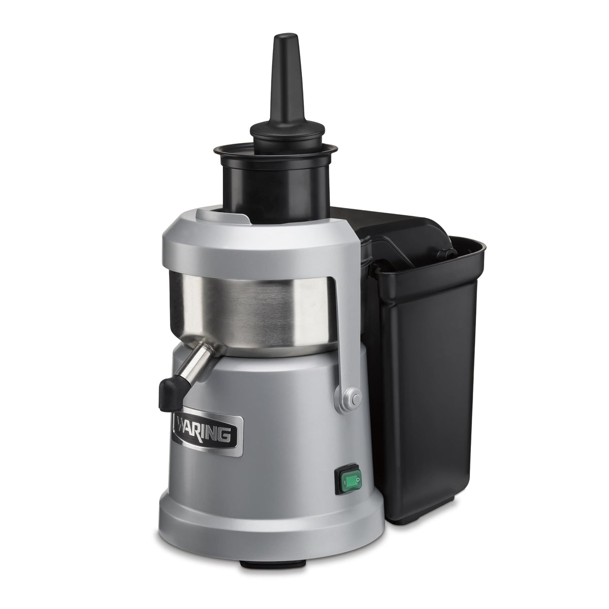 Waring WJX80X Heavy-Duty Pulp Eject Centrifugal Juice Extractor with 1.2 HP Induction Motor, 120V