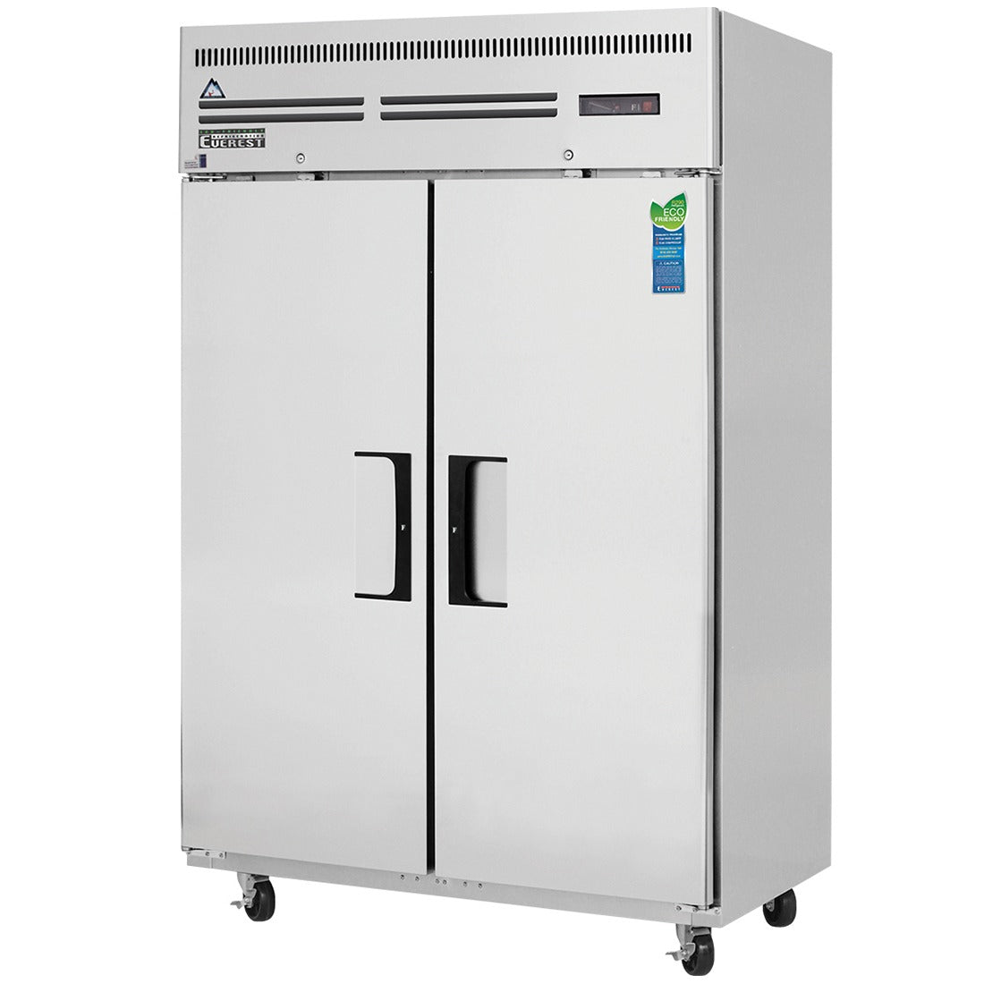Everest ESF2 50 In. Reach-In Freezer, 2 Solid Doors, 48 Cu. Ft., Top Mount Blizzard R290