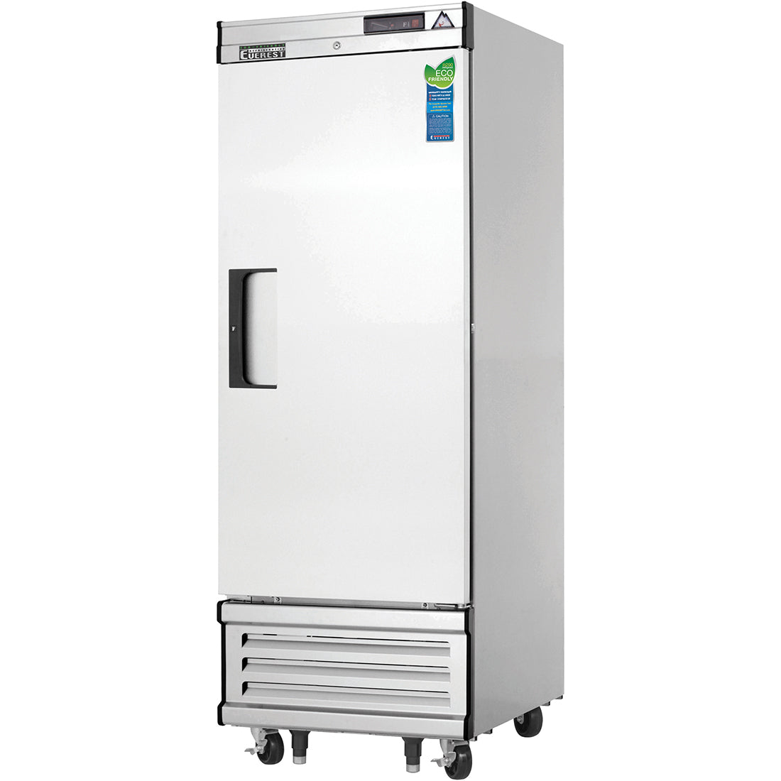 Everest EBWF1 29 In. Bottom Mount Reach-In Freezer, 1 Wide Solid Door, 23 Cu. Ft., Blizzard R290