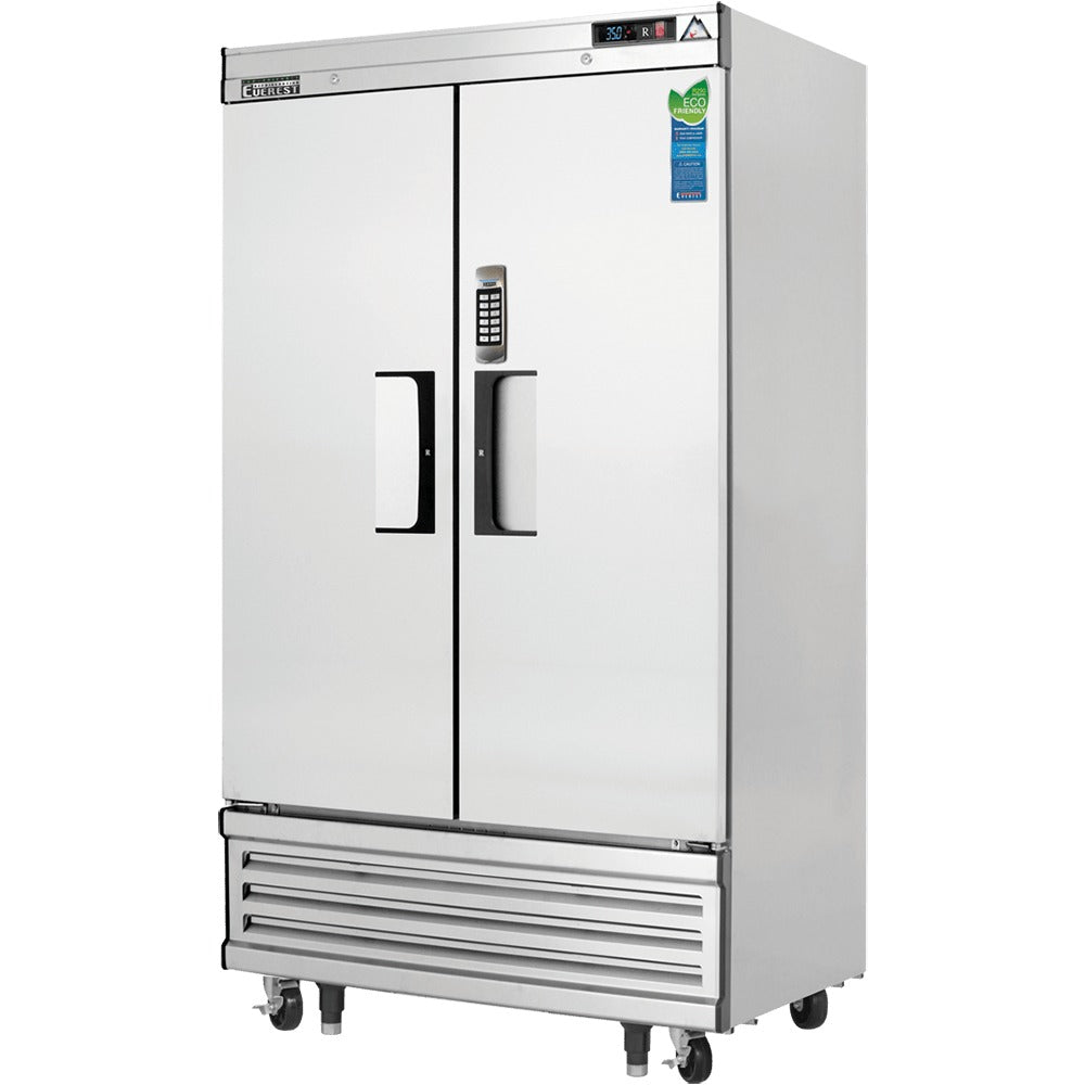 Everest EBR2-LAB 54 In. Laboratory Refrigerator, 2 Solid Doors, 33 Cu. Ft., Inverter Compressor, Electronic Keypad Lock
