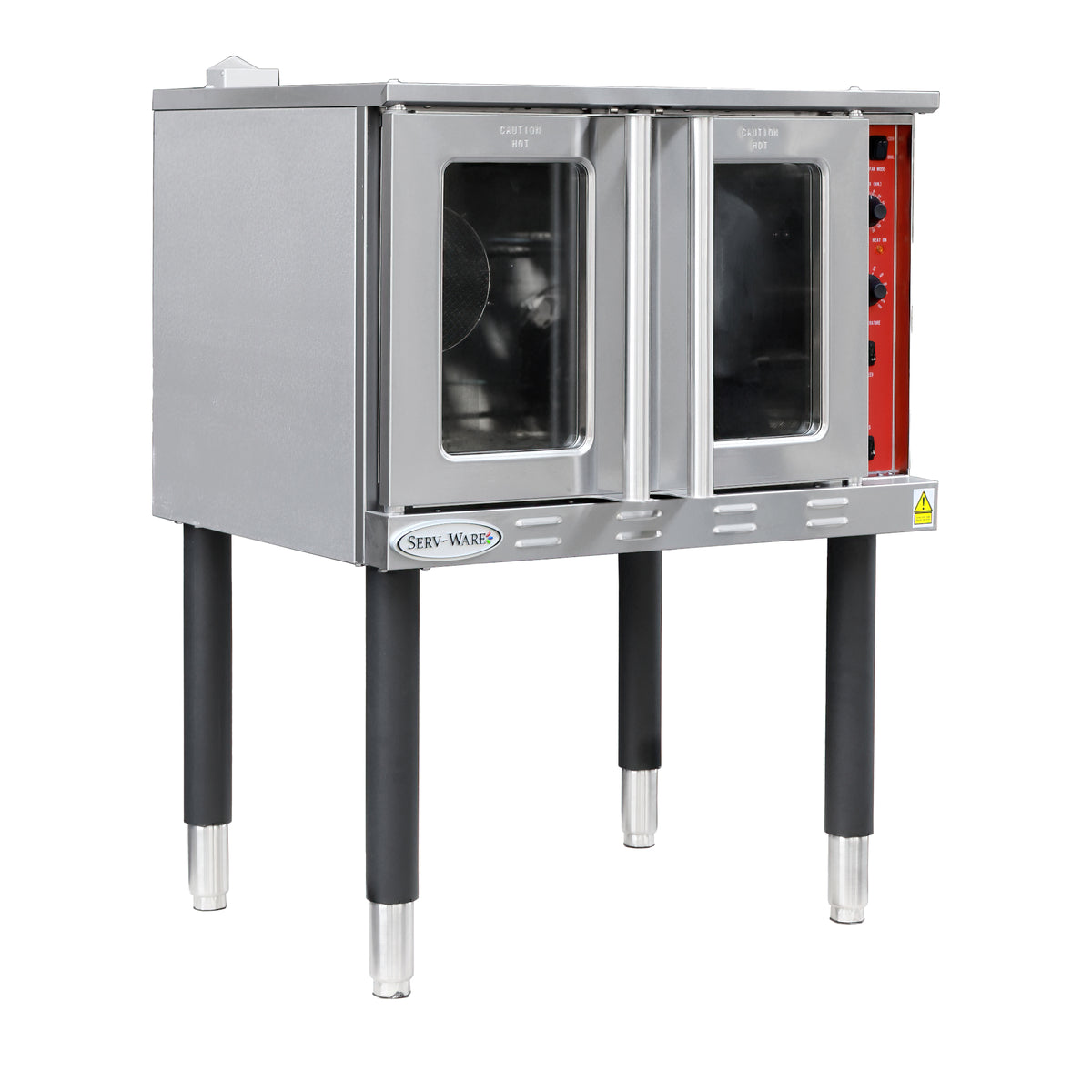 Serv-Ware SECO-2201 38.11 In. Electric Convection Oven, Forced Hot-Air, 220V