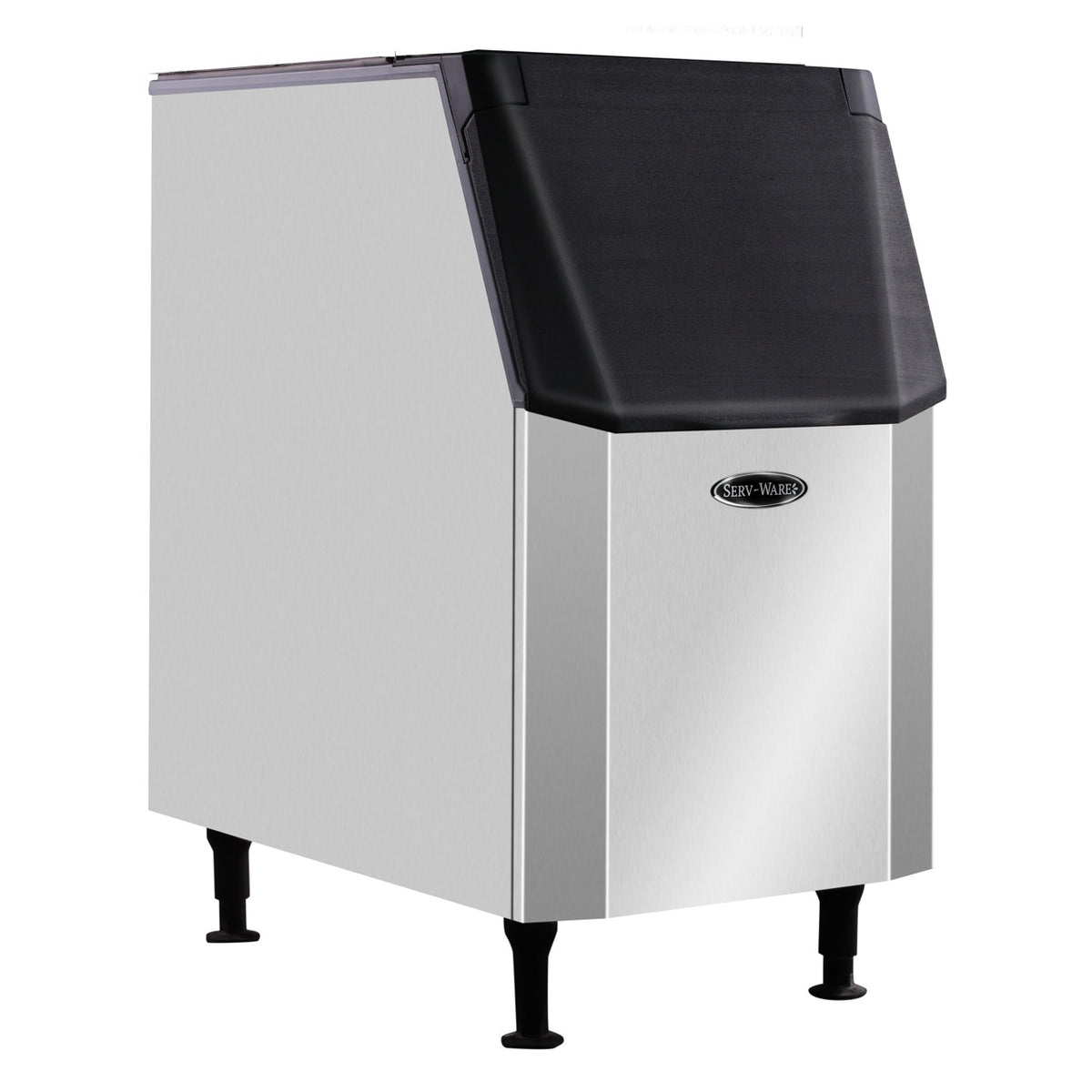 Serv-Ware SWB30-445 30 In. Ice Storage Bin, 445 Lb. Capacity, Stainless Steel