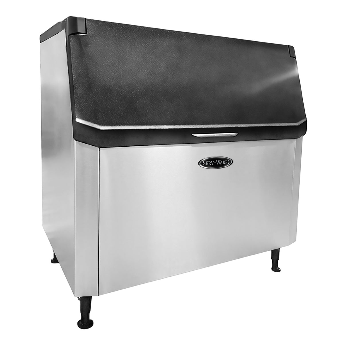 Serv-Ware SWB48-705 48 In. Ice Storage Bin, 705 Lb. Capacity, Stainless Steel