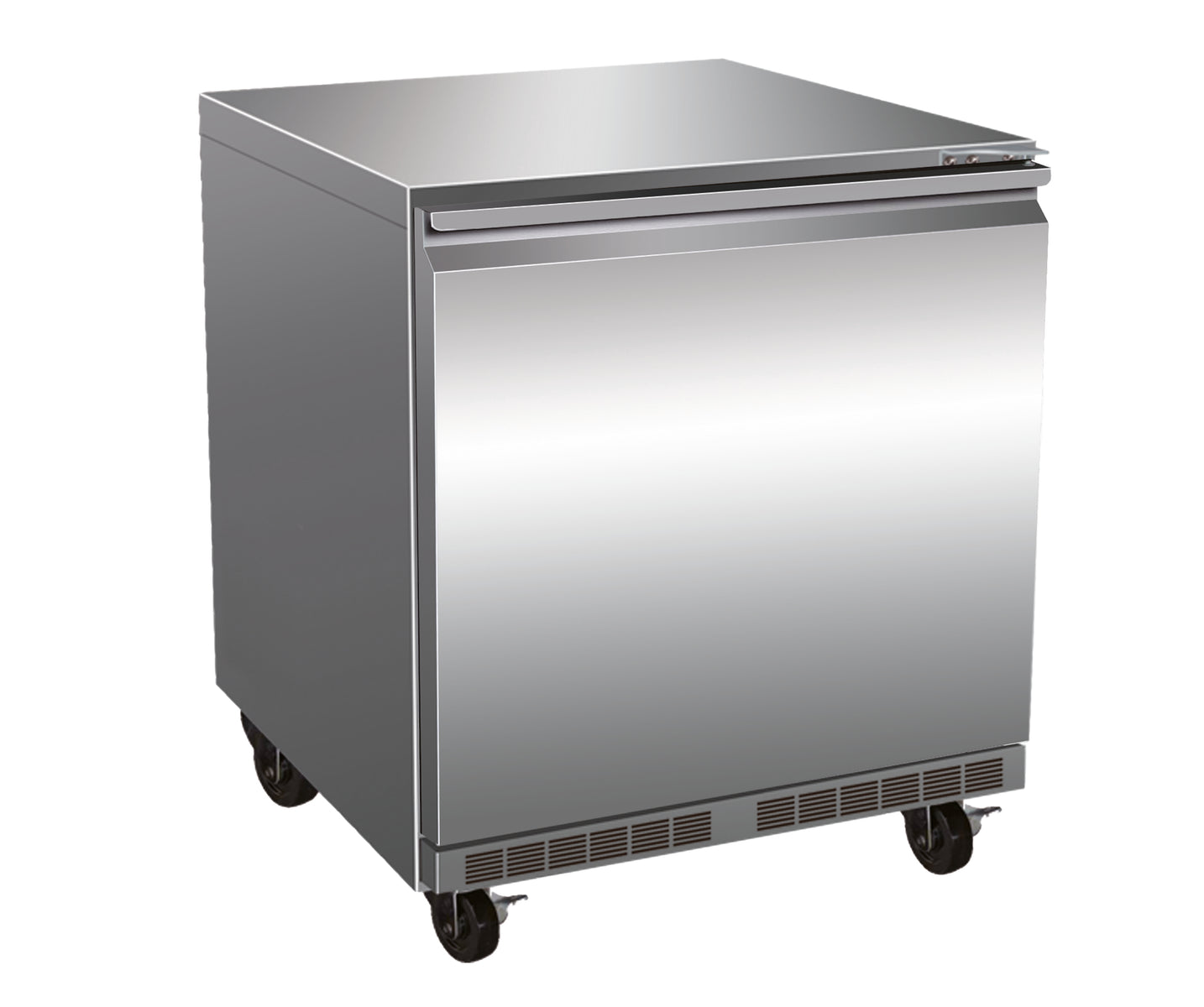Serv-Ware UCF-26-HC 28 In. 1 Door Undercounter Freezer, 6.5 Cu. Ft., Stainless Steel, R290