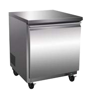 Serv-Ware UCR-27-HC 28" Undercounter Refrigerator, One-Door, Stainless Steel, Self-Closing Doors