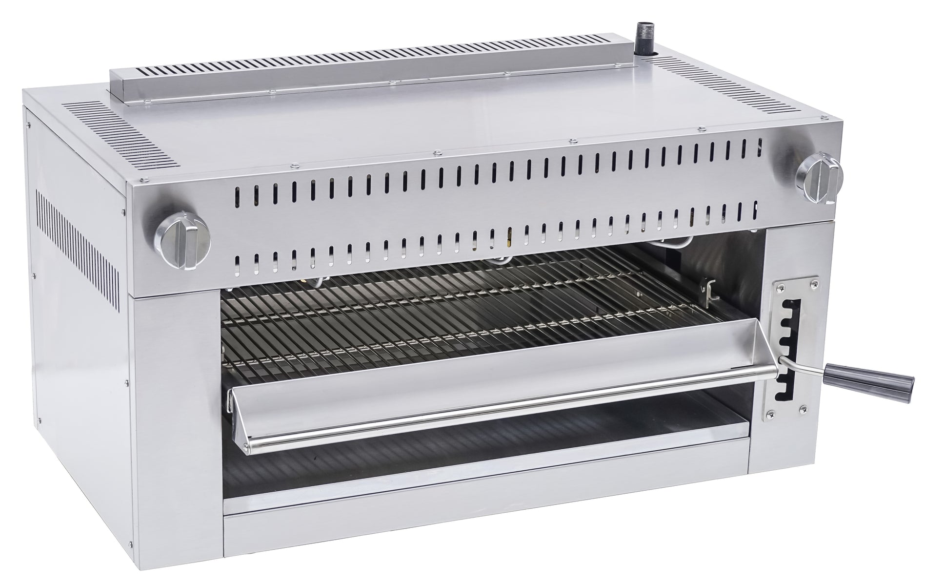 Serv-Ware SGSB-36 36 In. Gas Salamander Broiler, 48,000 BTU, 6 Infrared Burners