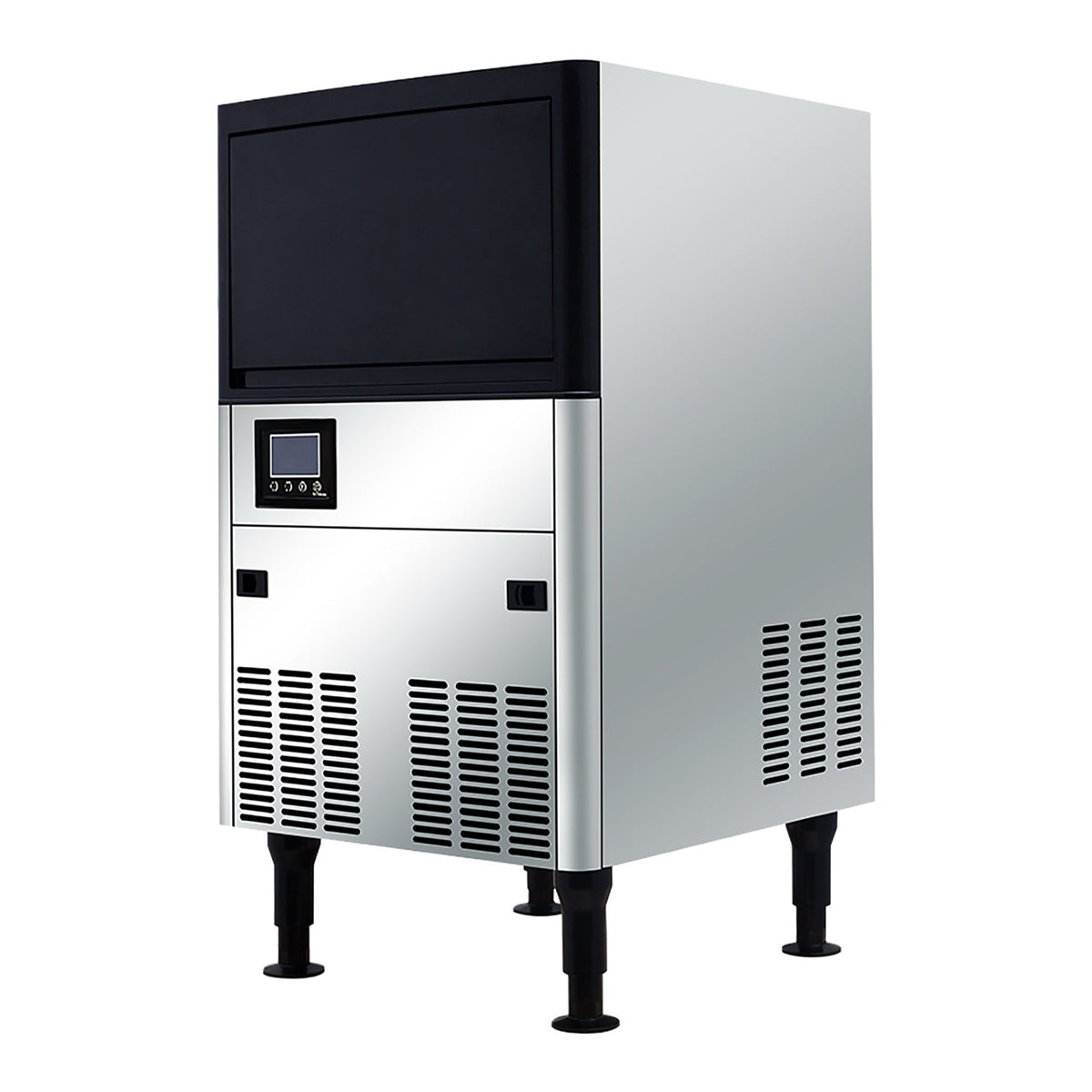 Serv-Ware SWUC-120F 20 In. Full-Cube Undercounter Ice Machine, 120 lb/24h, 40 lb Bin, Air-Cooled