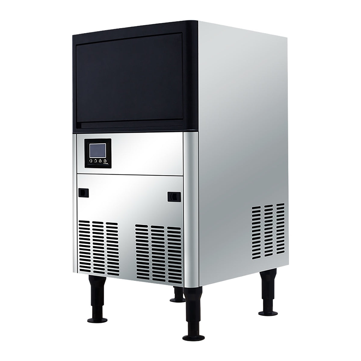 Serv-Ware SWUC-80F 20 In. Full-Cube Undercounter Ice Machine, 80 lb/24h, 33 lb Bin, Air-Cooled