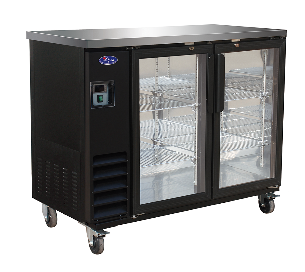 Valpro VP48G 49” Two Glass Door Back Bar Cooler