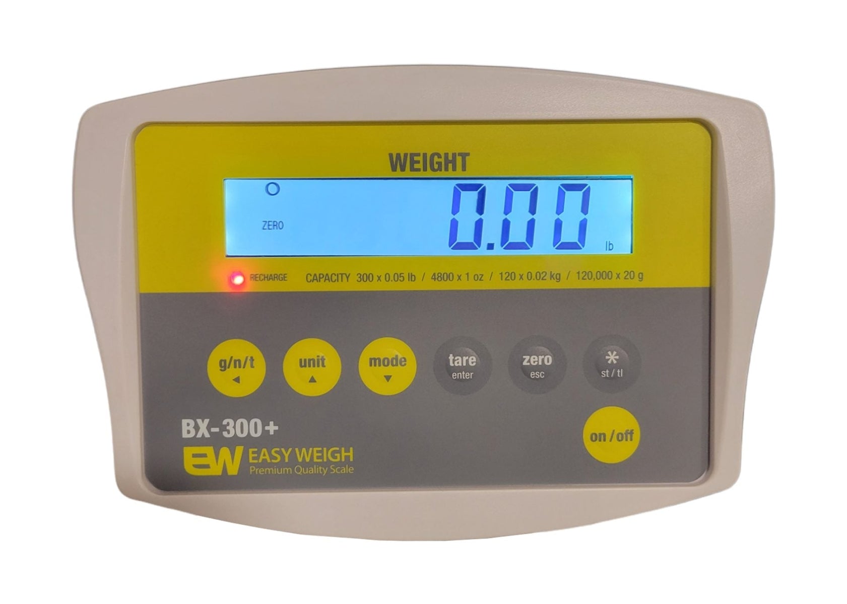 Easy Weigh BX-600 600 Lb. Platform Scale, Stainless Platter