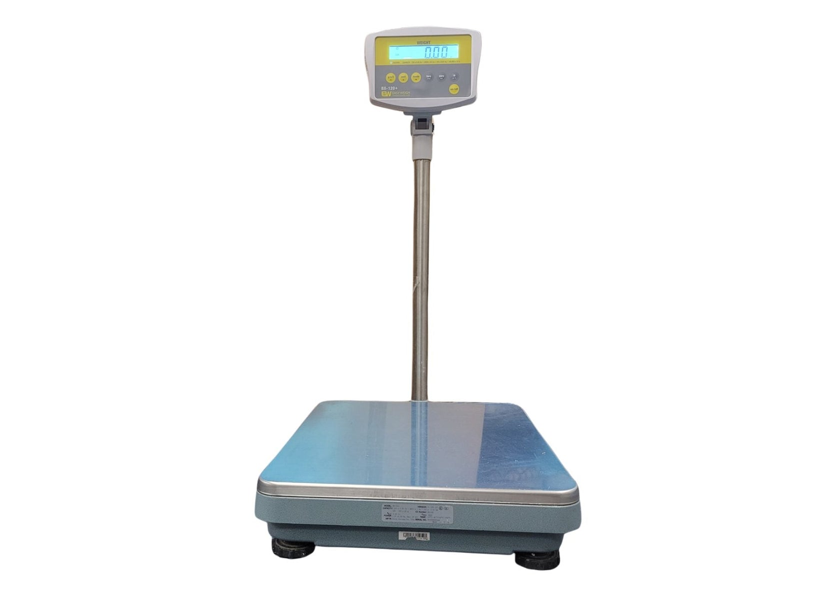 Easy Weigh BX-600-R 600 Lb. Platform Scale, Stainless Platter, Interface Port