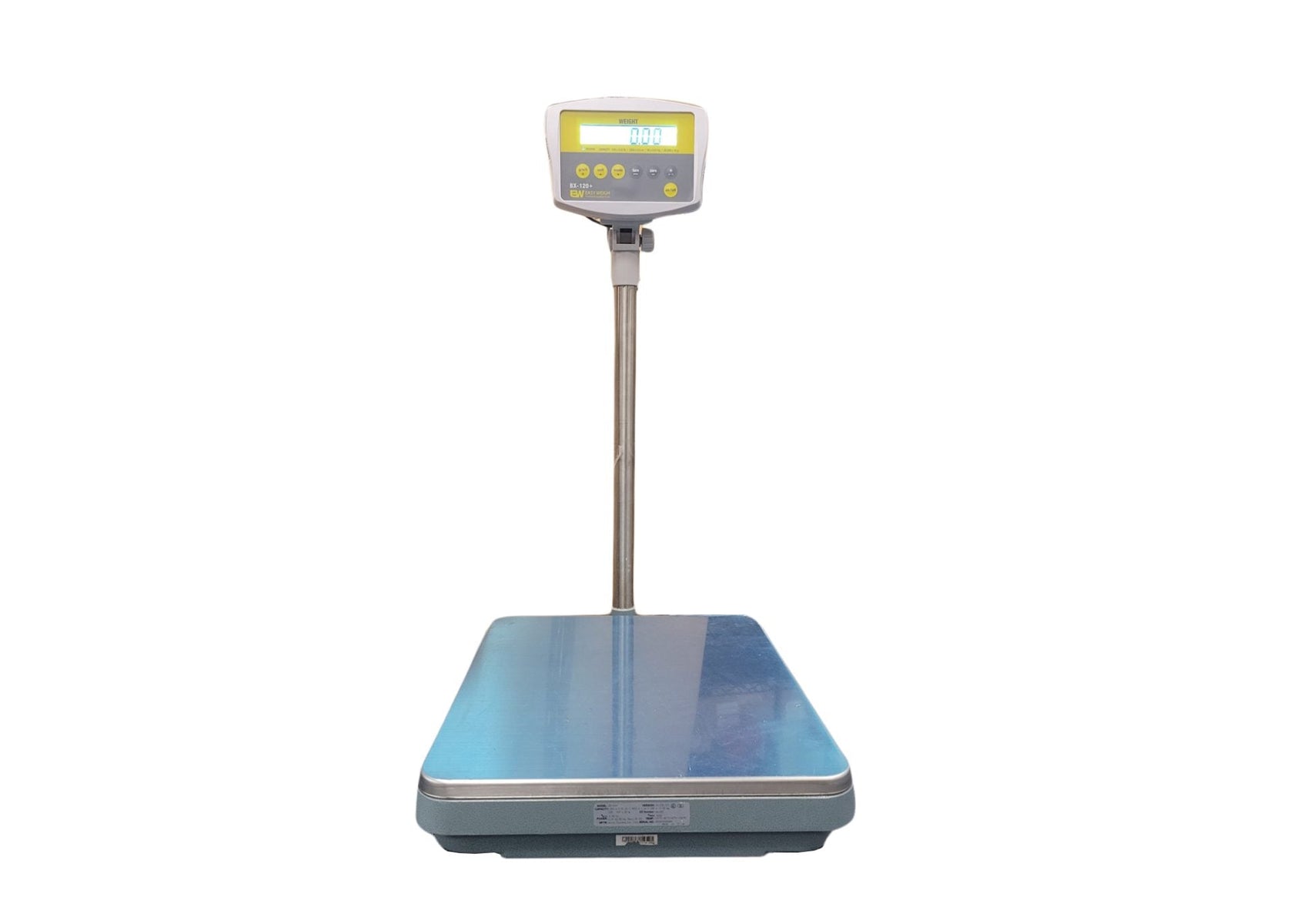 Easy Weigh BX-600-R 600 Lb. Platform Scale, Stainless Platter, Interface Port