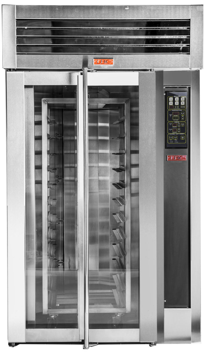 LBC LMO Max-G Roll-In Rotating Rack Oven, Gas, 125,000 BTU, Up to 16 Sheet Pans