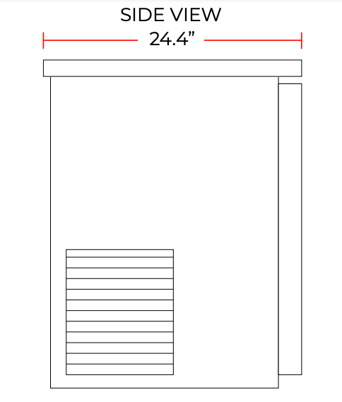 Coldline CBB-60G-SL 60" Refrigerated Narrow Black Sliding Glass Door Back Bar Cooler