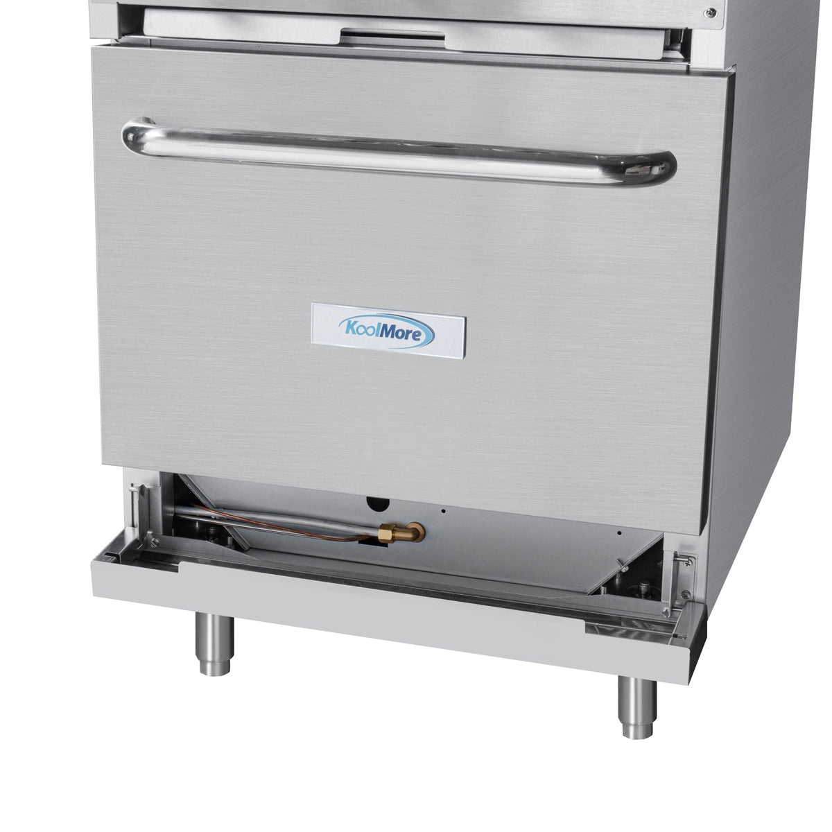KoolMore KM-CR24-LP 24 In. Commercial Liquid Propane Range, 4 Burners, Standard Oven, Stainless Steel