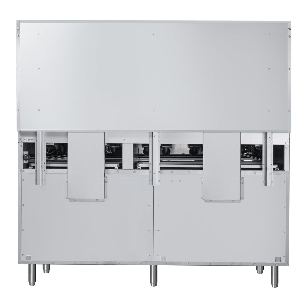 KoolMore KM-CR60-LP 60 In. Commercial Liquid Propane Range, 10 Burners, 2 Standard Ovens, Stainless Steel