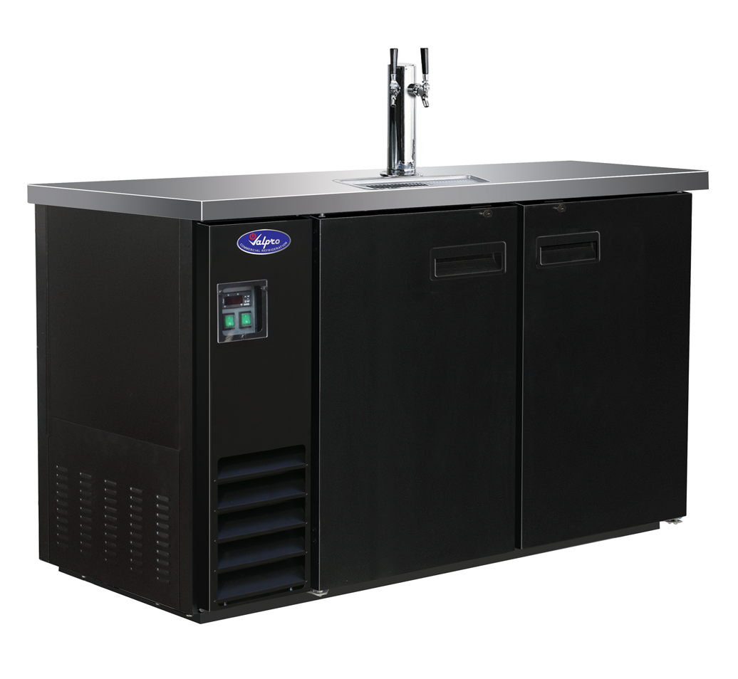Valpro VPBD2-1 49" Bar Beer Dispenser (Single Faucet) 2 taps