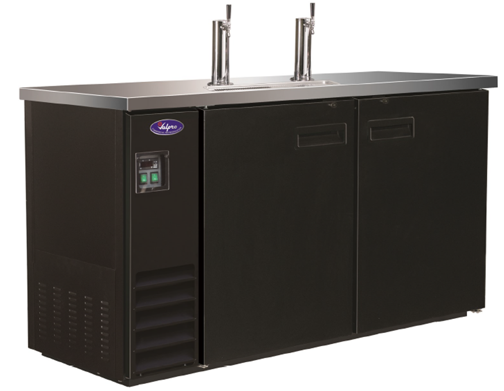 Valpro VPBD3-2 60" Bar Beer Dispenser (Double Faucet) 1 tap ea