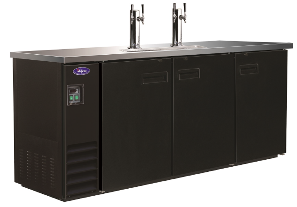 Valpro VPBD4-2 73" Bar Beer Dispenser (Double Faucet) 2 taps ea
