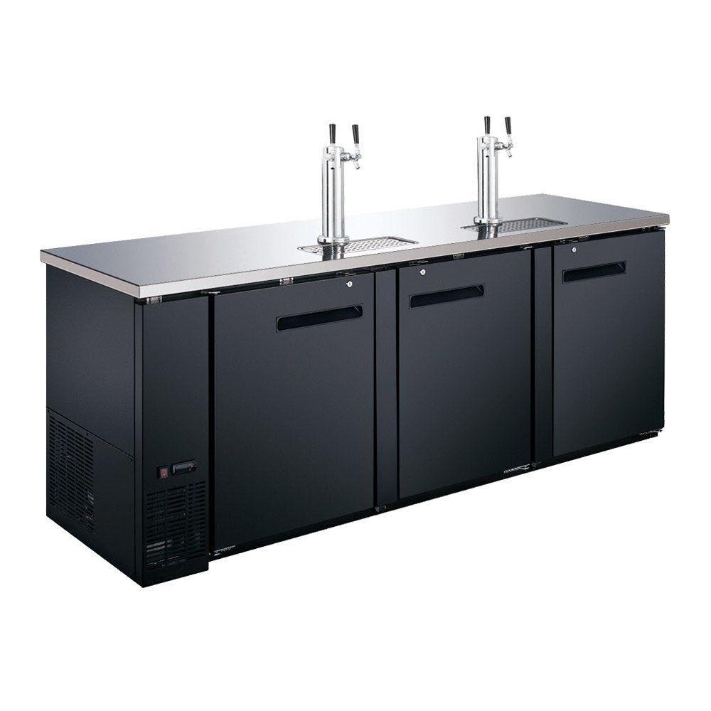 Coldline CDD-72 72″ Refrigerated Direct Draw Beer Dispenser, 19.6 Cu. Ft.