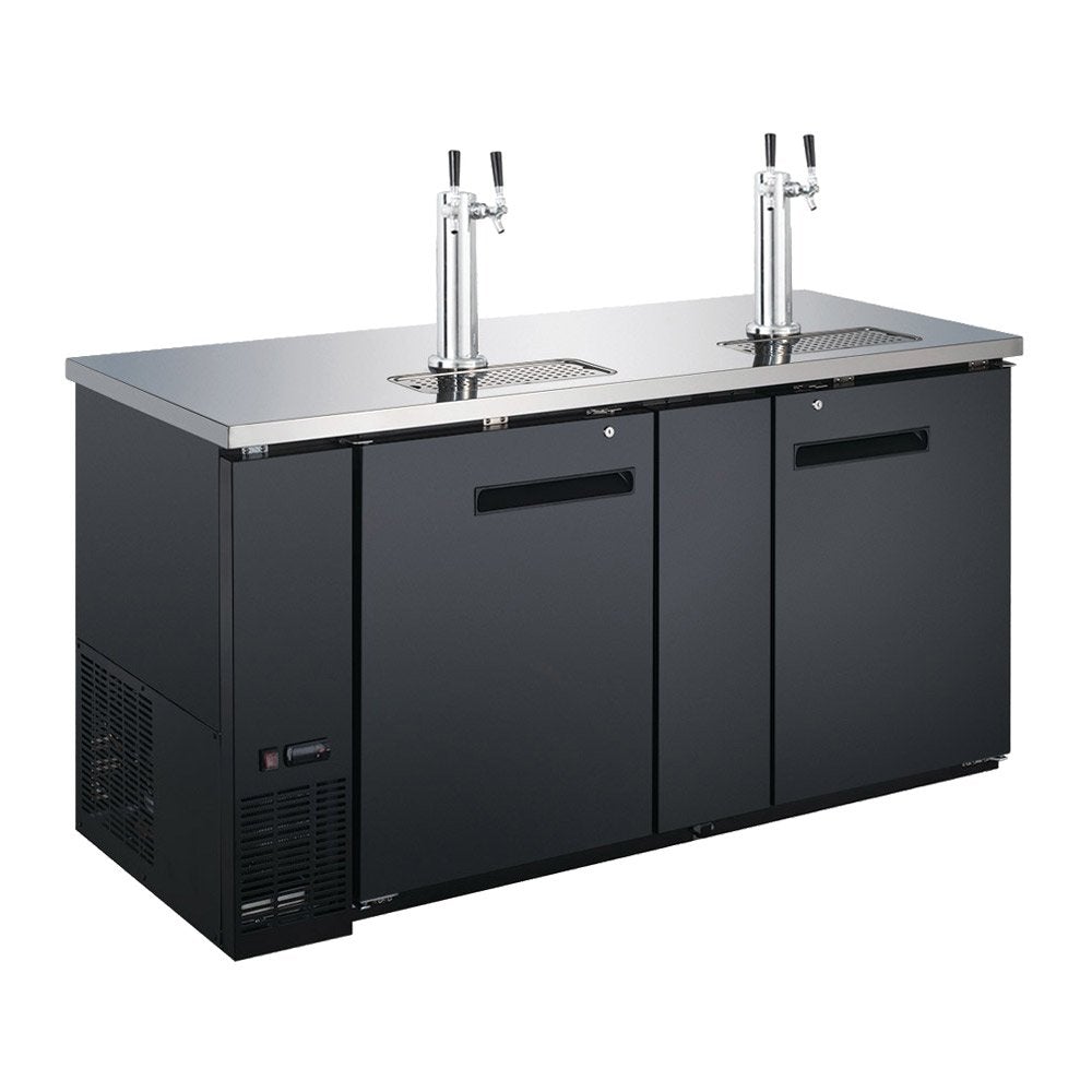 Coldline CDD-60 60″ Refrigerated Direct Draw Beer Dispenser, 15.8 Cu. Ft.