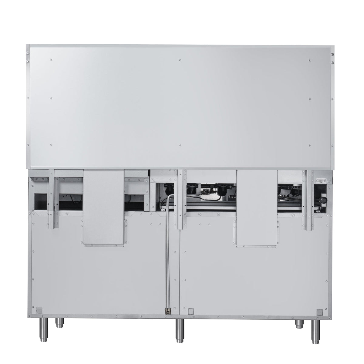 KoolMore KM-CRG60-LP 60 In. Commercial Liquid Propane Range, Stainless Steel, 6 Open Burners, 24 In. Griddle, Dual Ovens