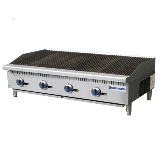 Standard Range SR-CB48-M 48" Gas Countertop Radiant Charbroiler, 140,000 BTU