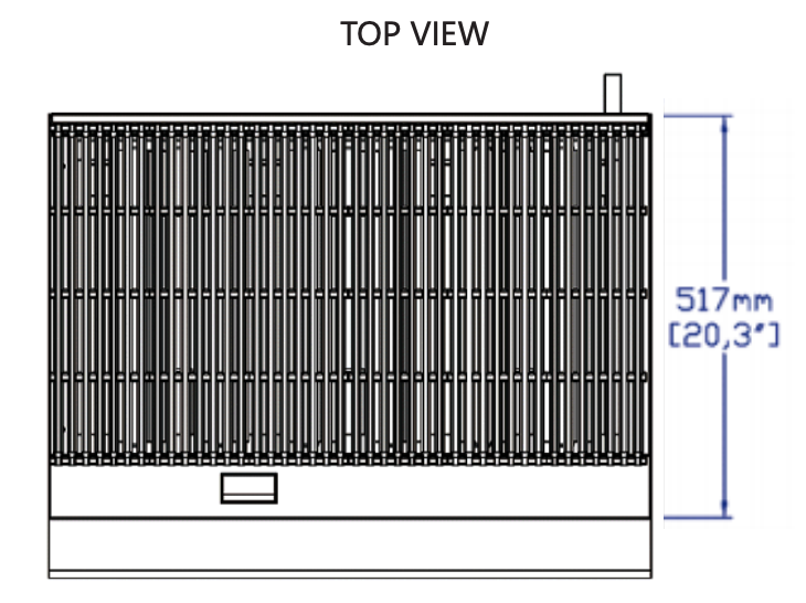 Standard Range SR-CB36-M 36" Gas Countertop Radiant Charbroiler, 105,000 BTU