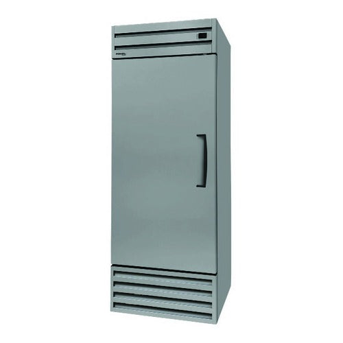 Excellence Industries CR-43HC 54 In. Two Section Reach-In Refrigerator, Locking Solid Doors, Eight Shelves, Electronic Control