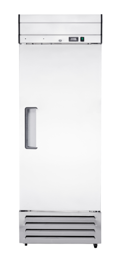 Excellence Industries DSS-19F 27 In. One Section Reach-In Freezer, Stainless Steel Exterior, Self-Closing Locking Door, Automatic Defrost