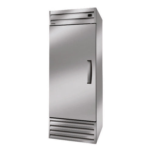 Excellence Industries CR-43SSHC 54 In. Reach-In Refrigerator, Stainless Steel Exterior, Two Locking Solid Doors, LED Interior Lighting