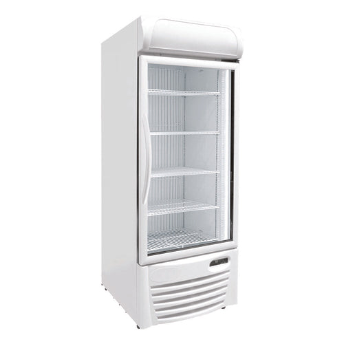 Excellence Industries GDF-9M 24 In. Glass Door Merchandiser Freezer, -20°F Capable, Triple Pane Glass Door, LED Lighted Interior