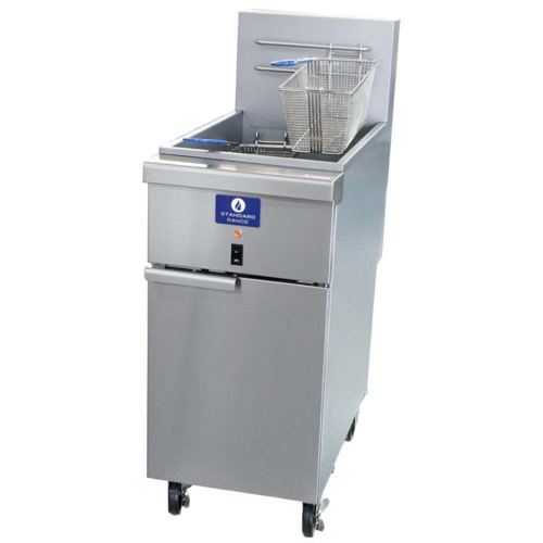 Standard Range SR-EF50-208-1 50 lb. Electric Floor Fryer, 208V, 1 Phase, 15.26 kW