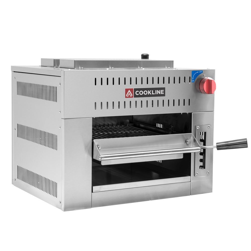 Cookline CSM-24-RM 24" Gas Infrared Salamander Broiler with Range Mounting Kit, 24,000 BTU