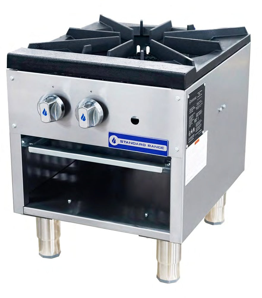 Standard Range SR-SP1 18" Single Burner Commercial Gas Stock Pot Range, 80,000 BTU