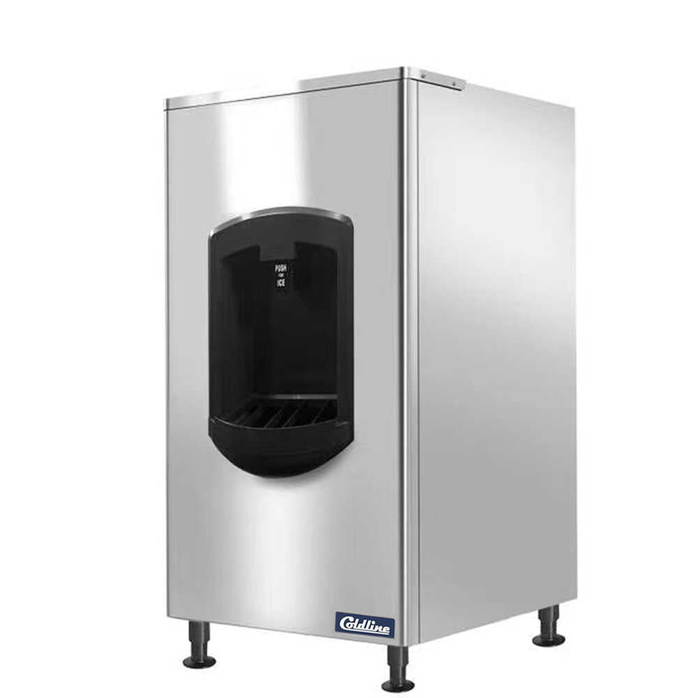Coldline BD250-30 30" 250 lb. Hotel Ice Dispenser, Push Lever, Bin Only