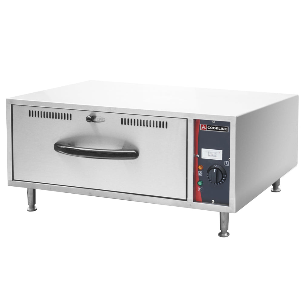 Cookline C-DW-1 29 In. Single Drawer Freestanding Warmer, Stainless Steel, 85°F to 185°F, 120V