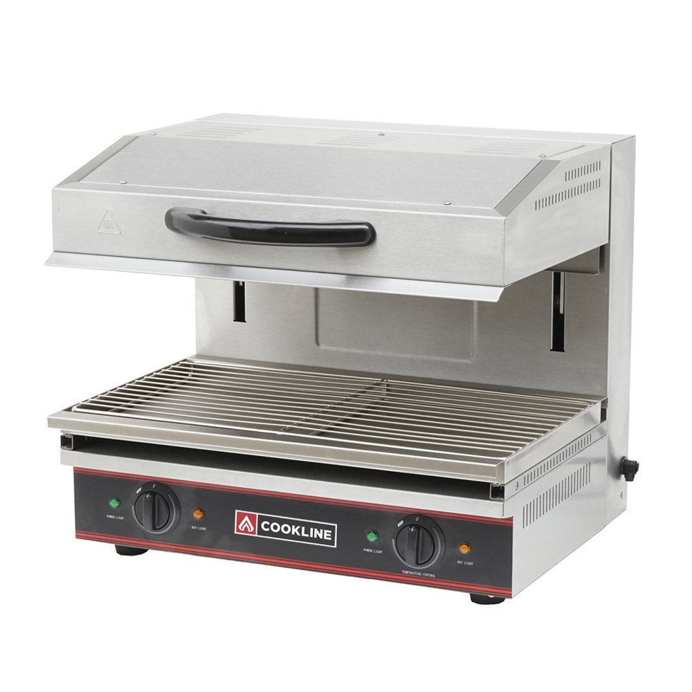 Cookline ES23 23" Electric Countertop Salamander Broiler with Adjustable Cooking Clearance, 220V
