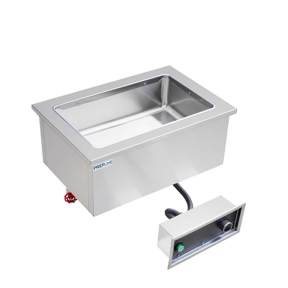 Prepline HFW1 One Pan Electric Drop-In Hot Food Well, Sealed Well, Infinite Control, 120V