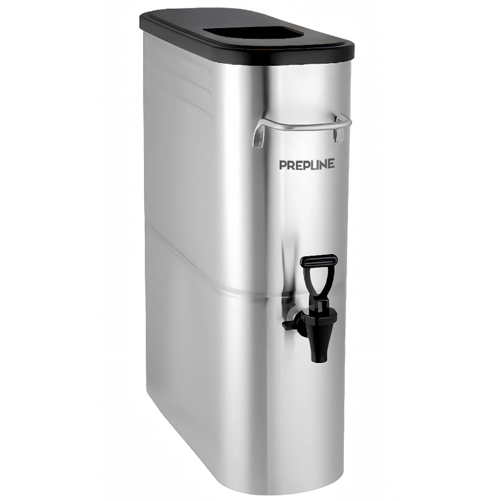 Prepline ITD3G 3 Gallon Slim Stainless Steel Iced Tea Dispenser