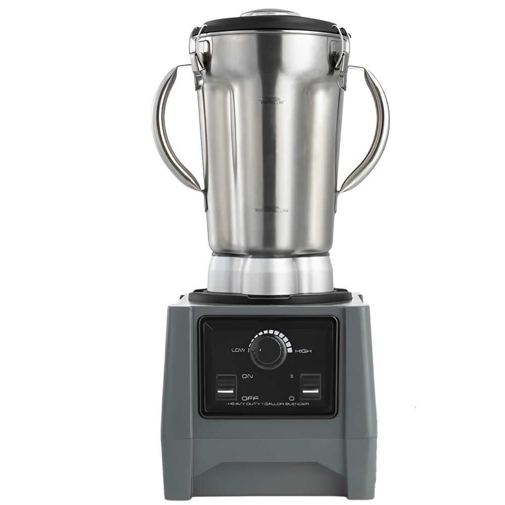 Prepline MIX2-SS 1 Gallon Commercial Blender with Stainless Steel Container, 3.5 HP, Variable Speed